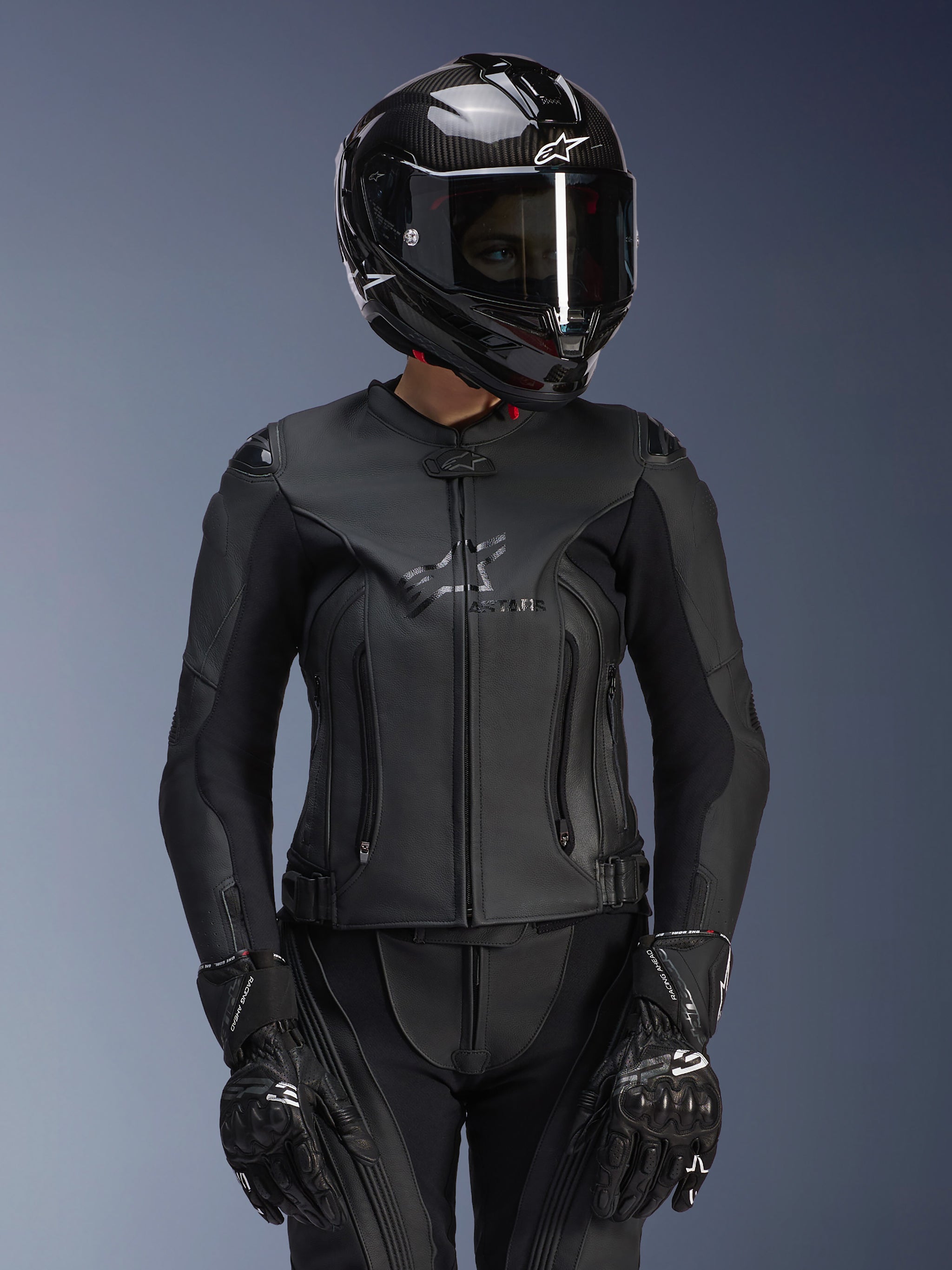 Veste En Cuir Stella GP Plus V4 - Femme